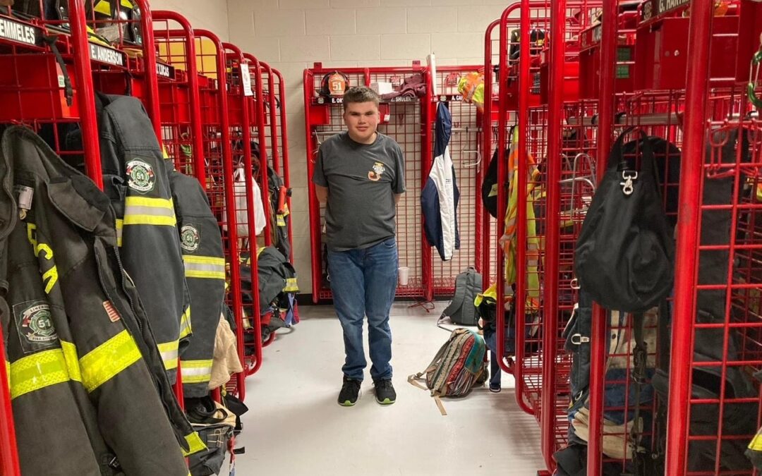 Best Day Ever – Firefighter Camp Sparks Interest for one SMS Teen